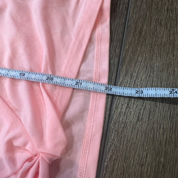 Athleta Girl Home Run Short Sleeve Tee, Knot Front, Creamsicle Orange Size XL/14 - Picture 9 of 12